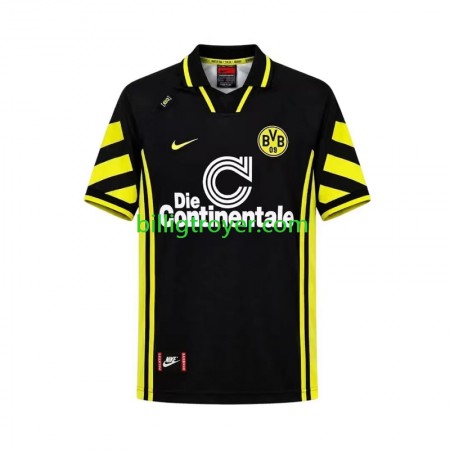 Billige Fotballdrakter Borussia Dortmund Retro Bortedraktsett 1996 Kortermet